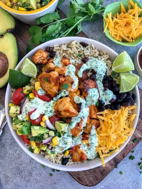 June 18th  - Chicken  Taco Bowls