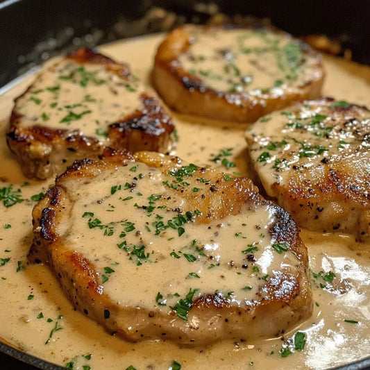 May 14th - Garlic Herb Pork Chops with Parmesan Asparagus